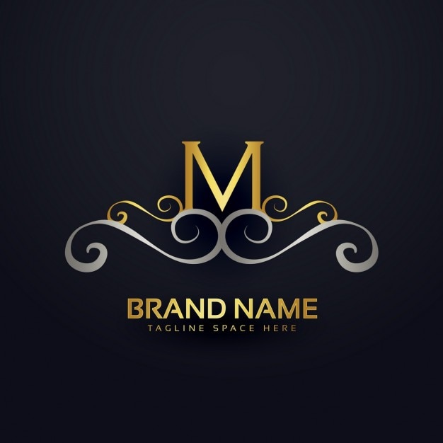 Download Free Free Vector M Logo With Golden Ornaments Use our free logo maker to create a logo and build your brand. Put your logo on business cards, promotional products, or your website for brand visibility.