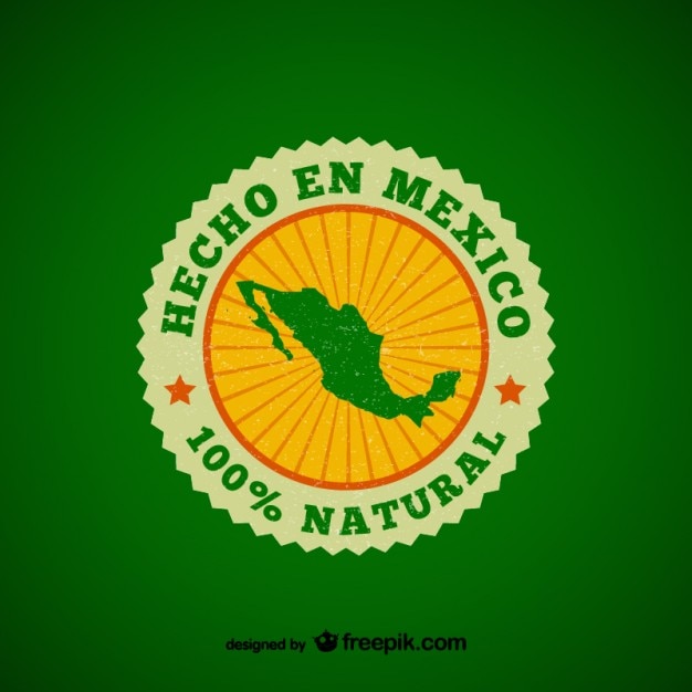 Free Vector Made In Mexico Badge