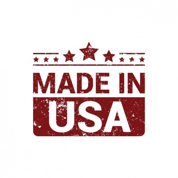 Download Made in usa in grunge style | Free Vector