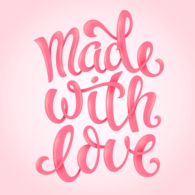 Download Made with love Vector | Premium Download