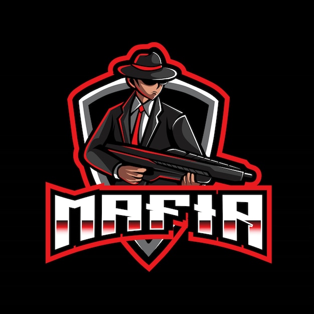 Premium Vector Mafia Esport Logo Template