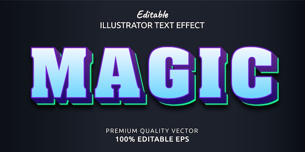magic theme text styles photoshop