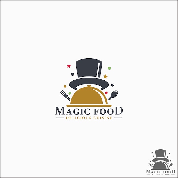 Download Free Magic Food Logo Template Premium Vector Use our free logo maker to create a logo and build your brand. Put your logo on business cards, promotional products, or your website for brand visibility.