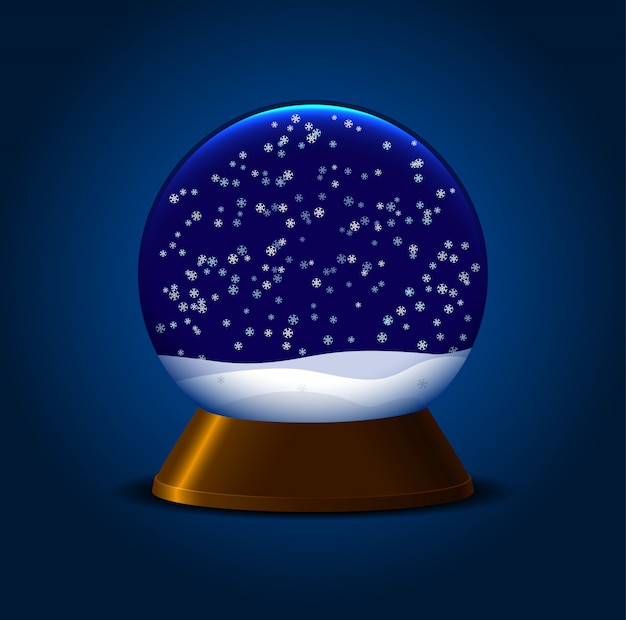 Magic snowball Vector | Premium Download