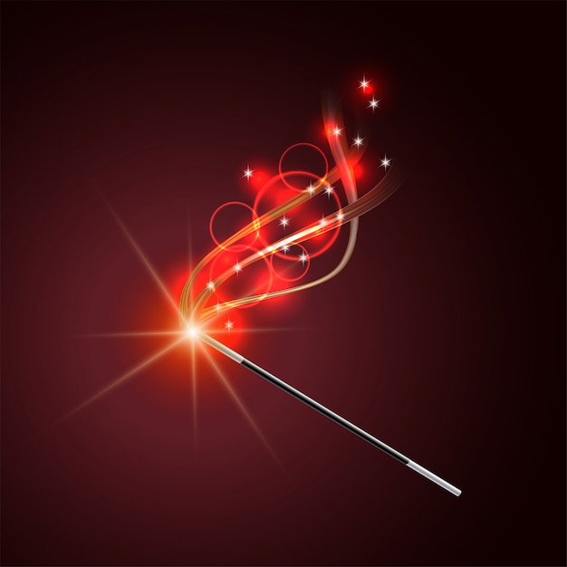 sparkly magic wand