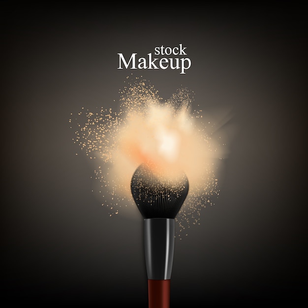 Download Free Makeup Brush Powder Free Vector Use our free logo maker to create a logo and build your brand. Put your logo on business cards, promotional products, or your website for brand visibility.