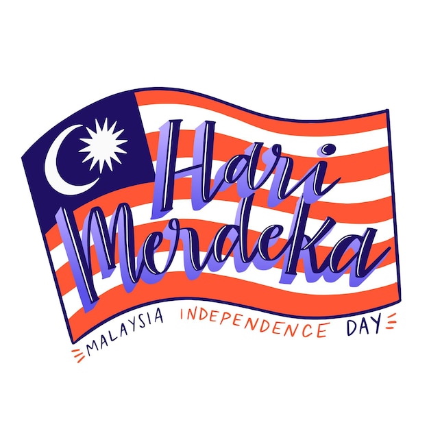 Premium Vector | Malaysia day concept