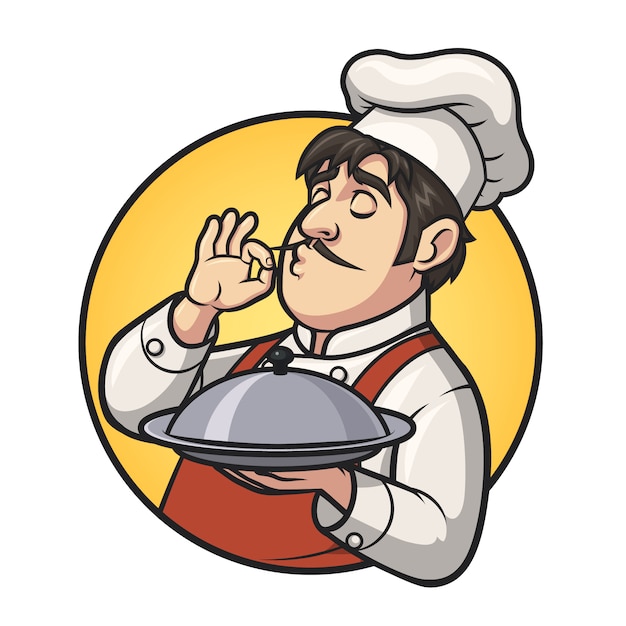 Download Free Male Chef Logo Illustration Premium Vector Use our free logo maker to create a logo and build your brand. Put your logo on business cards, promotional products, or your website for brand visibility.