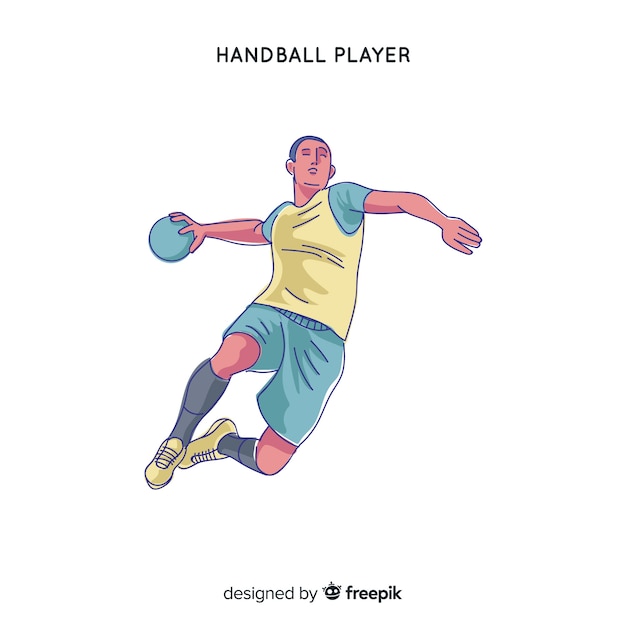 Download Free Male Handball Player Free Vector Use our free logo maker to create a logo and build your brand. Put your logo on business cards, promotional products, or your website for brand visibility.