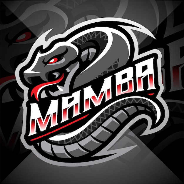 Premium Vector Mamba Esport Mascot Logo Design