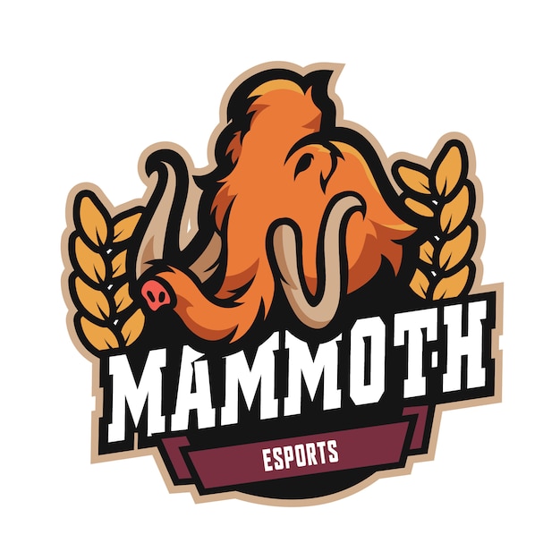 Premium Vector | Mammoth e sports logo