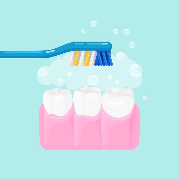 toothpaste with brush