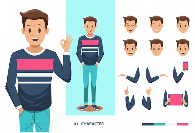 desain animasi karakter orang 2d