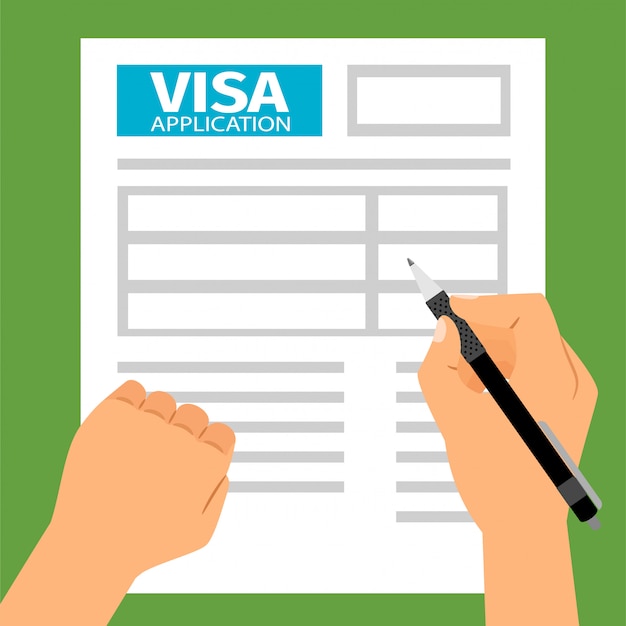 Download Free Man Hands Filling Out Visa Application Premium Vector Use our free logo maker to create a logo and build your brand. Put your logo on business cards, promotional products, or your website for brand visibility.