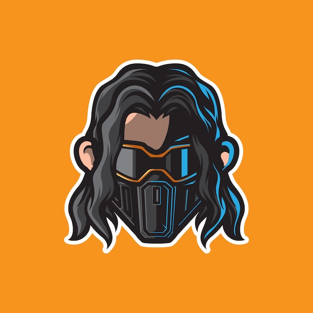 Premium Vector Man Head Mascot Logo