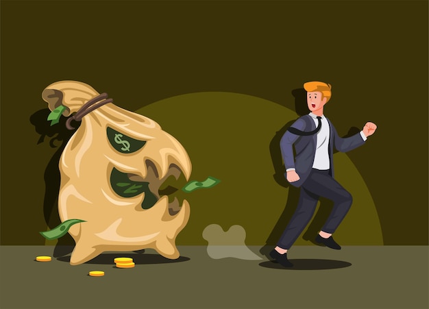 running money bag