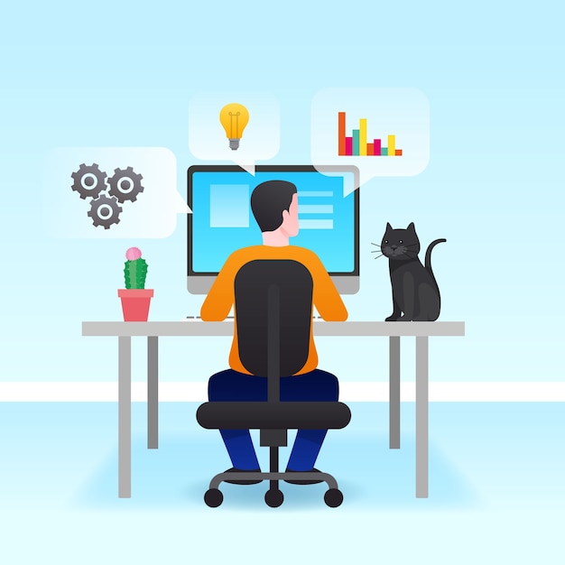 Work From Home Images | Free Vectors, Stock Photos & PSD