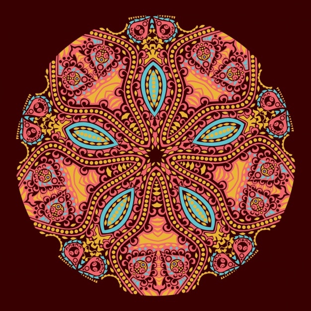 Download Mandala background design Vector | Free Download