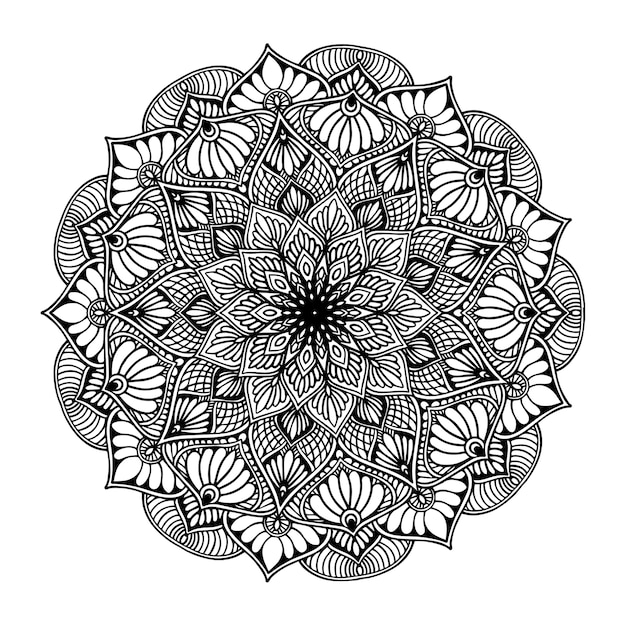 Therapeutic Mandala Coloring Pages - bmp-1st