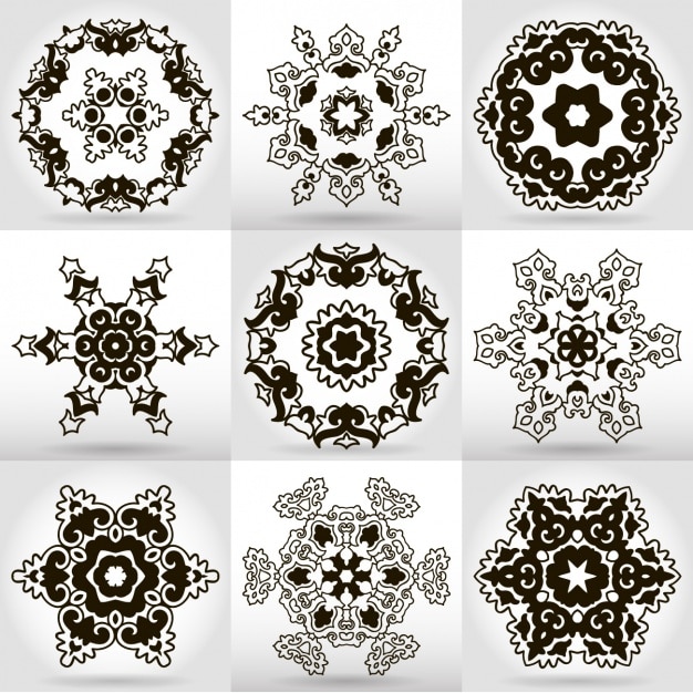 Mandala designs collection Vector | Free Download