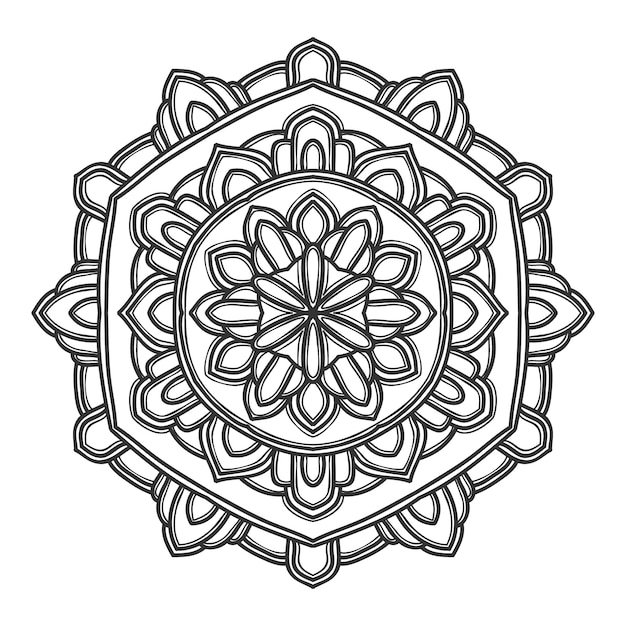 Download Premium Vector | Mandala flower illustration vector design