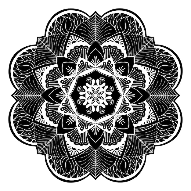 Premium Vector | Mandala flowers illustration