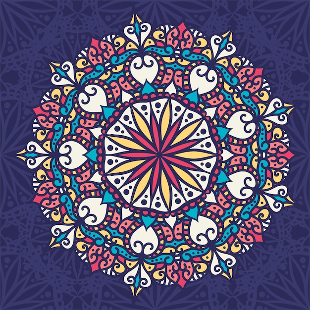 Free Vector | Mandala illustration