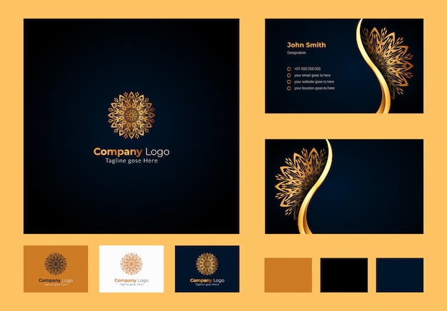 Download Free Mandala Logo Inspiration Luxury Business Card Branding Use our free logo maker to create a logo and build your brand. Put your logo on business cards, promotional products, or your website for brand visibility.
