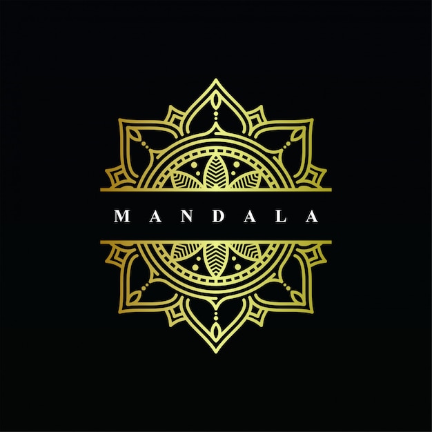 Premium Vector | Mandala logo luxury background design