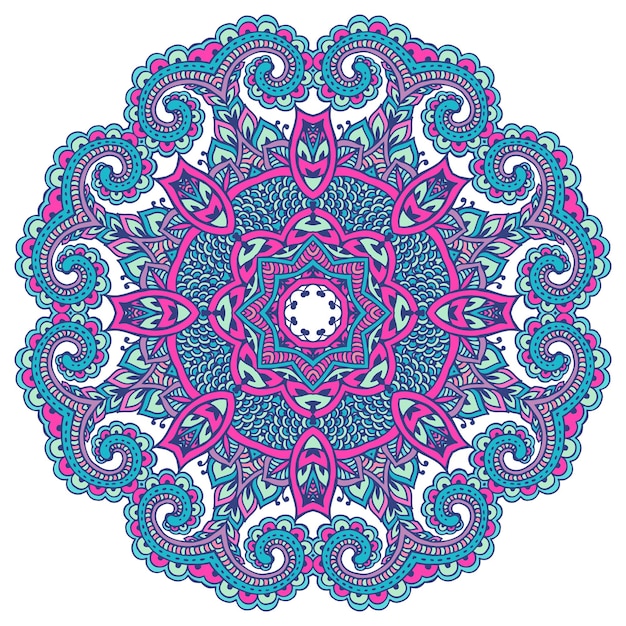 Premium Vector | Mandala. paisley mehndi