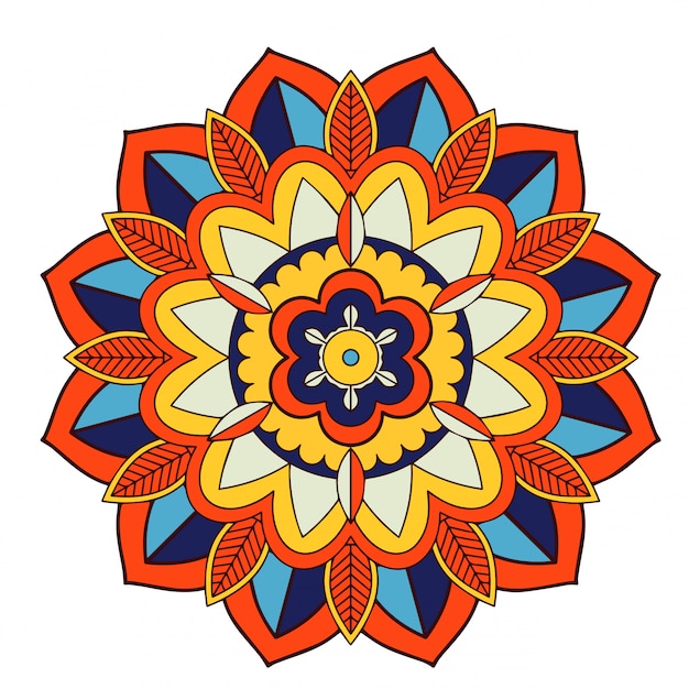 Download Mandala patterns on white | Free Vector