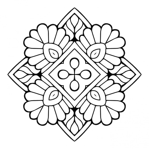 Easy Mandala Svg Free - 295+ SVG PNG EPS DXF File