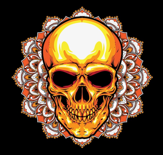Download Mandala skull | Premium Vector