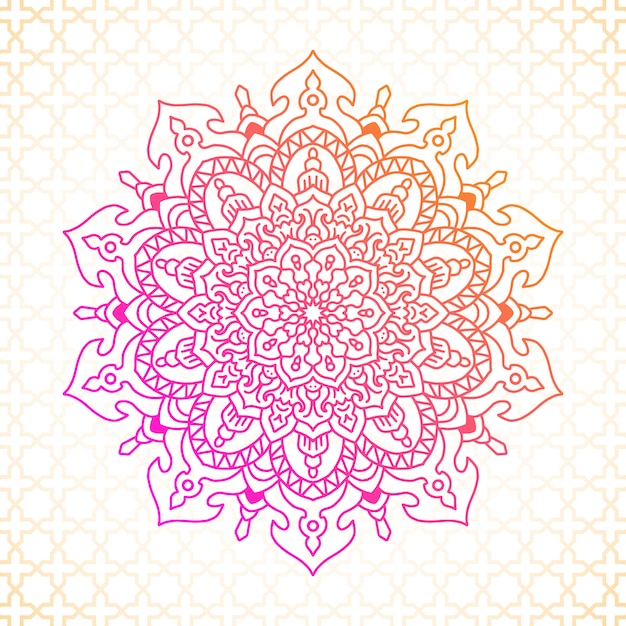 Premium Vector | Mandala vector graphic islamic ornamental