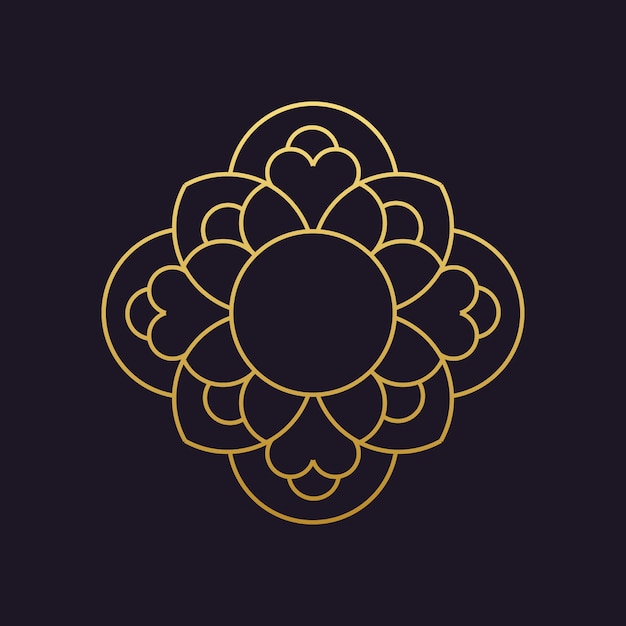 Premium Vector | Mandala-vector logo/icon illustration