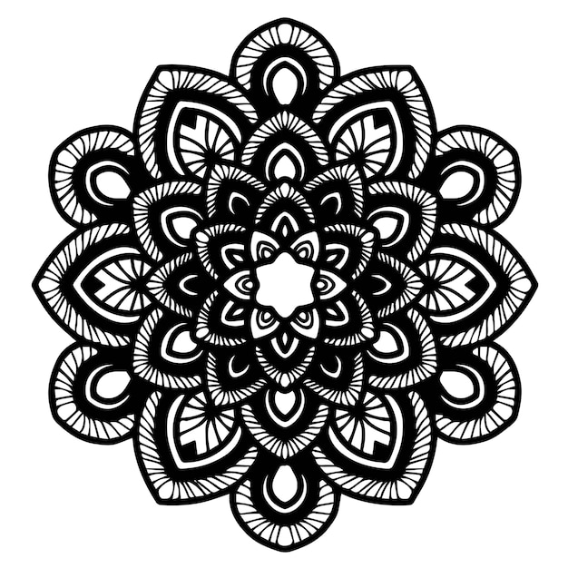 Download Premium Vector | Mandalas coloring book, flower shape ...