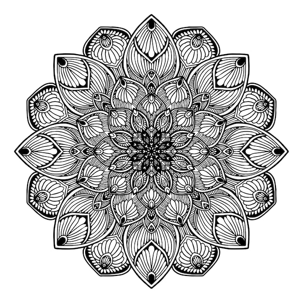 Premium Vector | Mandalas coloring book