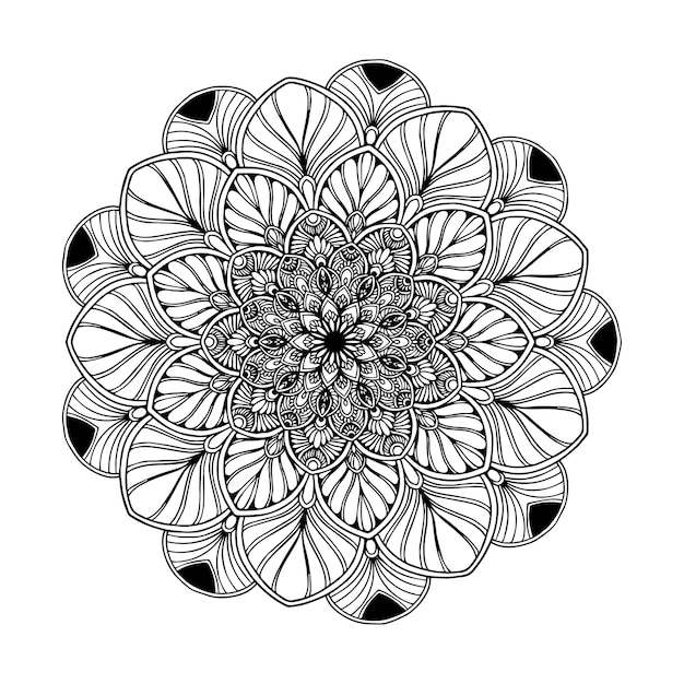 Premium Vector | Mandalas coloring book