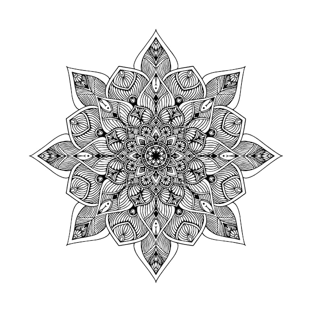 Premium Vector | Mandalas coloring book