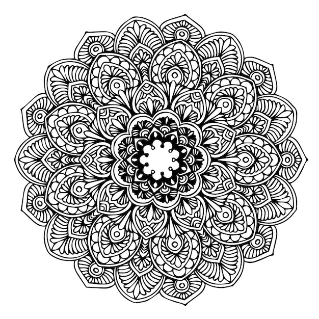 Premium Vector | Mandalas coloring book