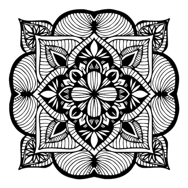 Premium Vector | Mandalas coloring book