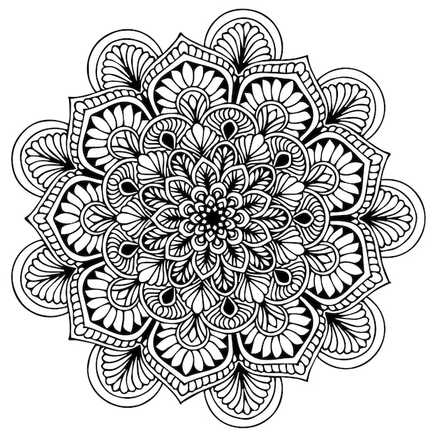 Premium Vector | Mandalas coloring book