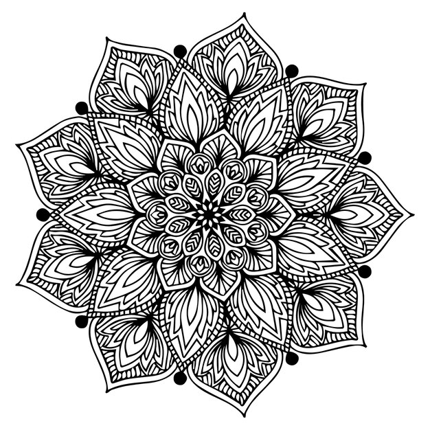 Premium Vector | Mandalas coloring book