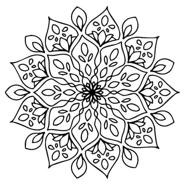 Mandalas coloring book | Premium Vector