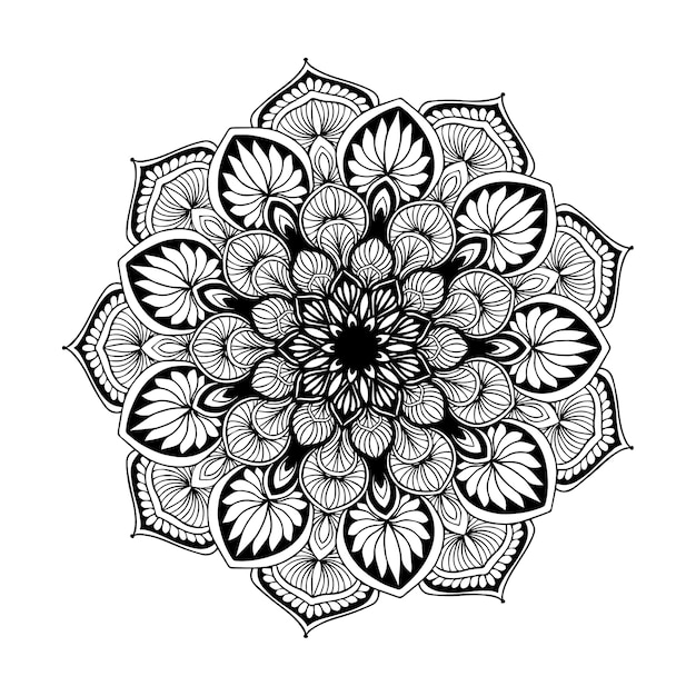 Download Mandalas coloring book Vector | Premium Download