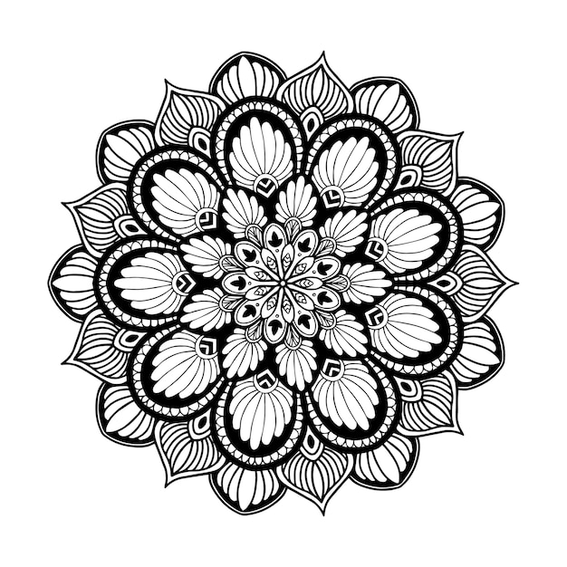 Premium Vector | Mandalas coloring book