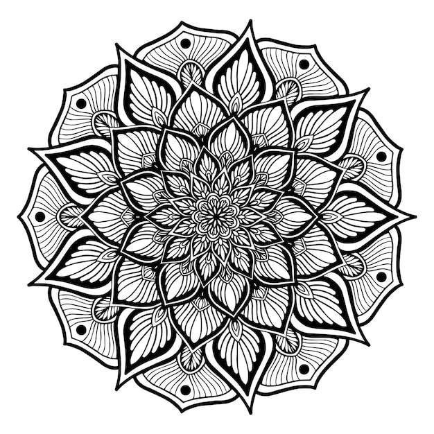 Premium Vector | Mandalas coloring book