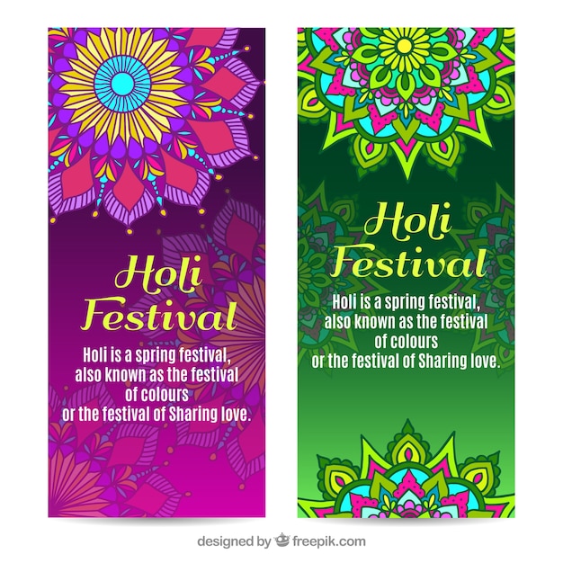 holi festival banner