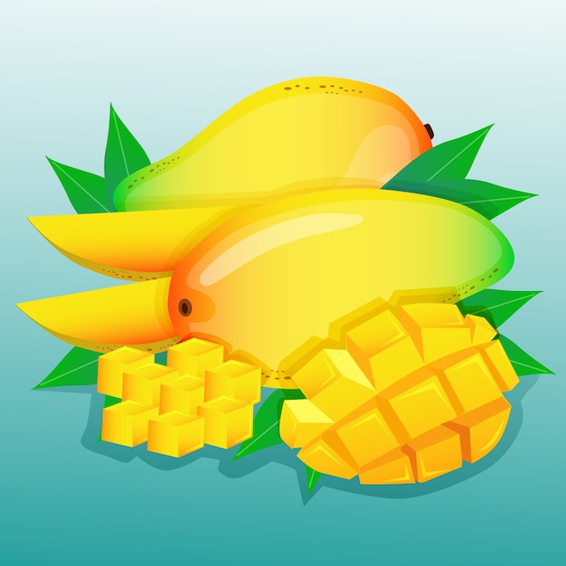 Premium Vector | Mango illustration