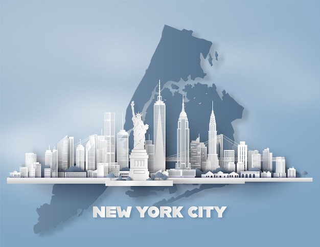 Download Free Manhattan New York City With Urban Skyscrapers Premium Vector Use our free logo maker to create a logo and build your brand. Put your logo on business cards, promotional products, or your website for brand visibility.